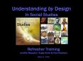 Understanding by Design In Social Studies in Social Studie