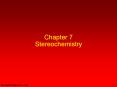 Chapter 7 Stereochemistry Chirality A molecule is chiral i