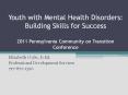 Conduct Disorder: Teach Missing Skills Skill building Ange