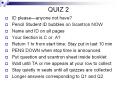 QUIZ 2 ID please anyone not have? Pencil Student ID bubble