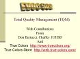 Total Quality Management (TQM) With Contributions From Do