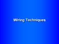 Wiring Techniques Wiring Techniques Introduction Before yo