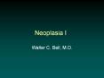 Neoplasia I Walter C. Bell, M.D. Definitions Neoplasia = Ne