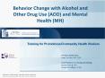 Behavior Change with Alcohol and Other Drug Use (AOD) an