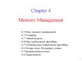 Chapter 4 Memory Management 4.1 Basic memory management 4.