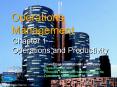 Operations Management Chapter 1   Operations an