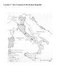 Lecture 9: The Creation of the Roman Republic-- Origins o