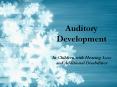 In Children with Hearing Loss and Additional Disabilitie