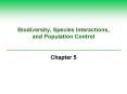 Biodiversity, Species Interactions, and Population Contro