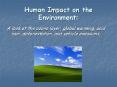Human Impact on the Environment: A look at the ozone layer