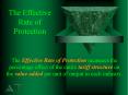 The Effective Rate of Protection The Effective Rate o
