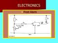 ELECTRONICS Frost Alarm ELECTRONICS When the thermistor tem