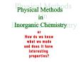 Magnetism Magnetism   5   Negligible Interaction ! How t
