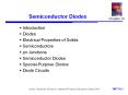 Semiconductor Diodes Chapter 19 Introduction Diode