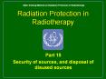 Radiation Protection in Radiotherapy Part 15 Security o