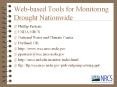 Web-based Tools for Monitoring Drought Nationwide Philli