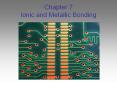 Chapter 7 Ionic and Metallic Bonding valence Electron