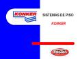 SISTEMAS DE PISO KONKER   Qu  es un sistema de piso KONKER 