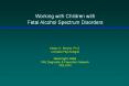 Working with Children with Fetal Alcohol Spectrum Disorder
