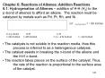 Chapter 6: Reactions of Alkenes: Addition Reactions 6.