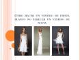 Cómo hacer un vestido de fiesta blanco no parecer un vestido de novia