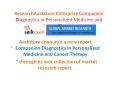 ResearchAarkstore Enterprise Companion Diagnostics in Personalized Medicine and.
