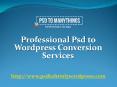 Professional psd to wordpress conversion services