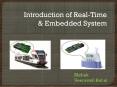 REAL TIME EMBEDDED SYSTEMS