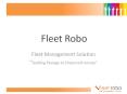 Fleet Robo-Fleet Management Solutions and GPS Vehicle Tracking System