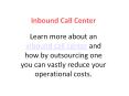 Inbound Call Center Services on ROI