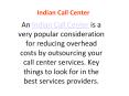 Indian Call Center Services