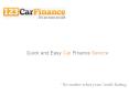 " Quick and Easy Car Finance Service"