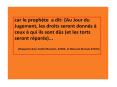 Les droits de l'homme et la justice en islam -