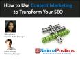 How to Use Content Marketing to Transform Your SEO