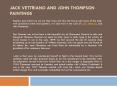 Jack Vettriano and John Thompson Paintings