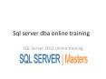 sql server 2008r2 dba tutorial(www.sqlservermasters.com)