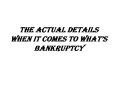 Bankruptcy People