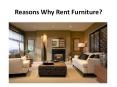 Reasons Why Rent Furniture?