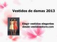 Vestidos de damas 2013