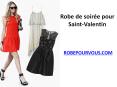 Robe de soirée pour saint valentin
