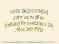 EQHSMS Integrated Management System Auditor Training Presentation Kit
