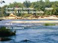 Fresh Water Studies: Water Quality & Living Organisms Par