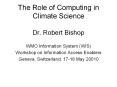WMO Information System (WIS) Workshop on Information Acces