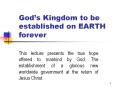 And He will tabernacle with them, and they will be Hi