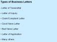 Types of Business Letters Letter of Transmittal Letter o