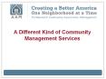 A Different Kind of Community Management Services