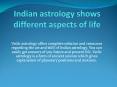 Indian astrology shows different aspects of life