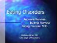 Eating Disorders Anorexia Nervosa Bulimia Nervosa Eatin