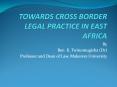 By Ben K. Twinomugisha (Dr) Professor and Dean of Law