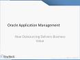 Oracle Application Management: How Outsourcing Delivers Business Value